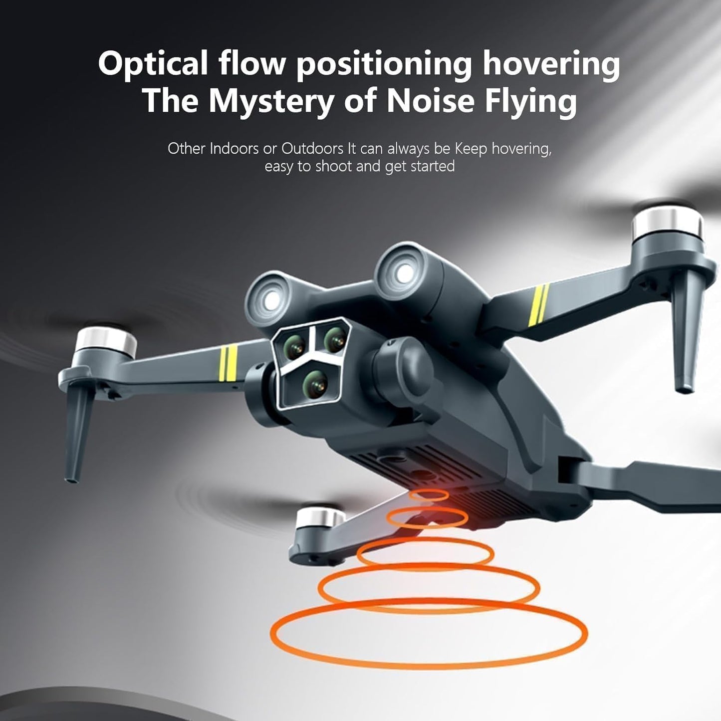 Dron K11 Max Shoot Triple Cámara Dispara Bolitas Hidrogel Negro
